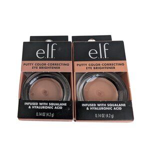 Elf Putty Color-Correcting Eye Brightener Medium/Tan & Tan/Deep Lot of 2 New